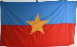 ORIGINAL VIETNAM VIET CONG SILK FLAG