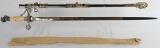 KNIGHT'S TEMPLAR MASONIC SWORD NAMED W/ SCABBARD