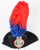 ITALIAN CARABINIERI PLUMED PARADE HAT