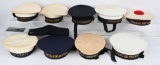 COLLECTION OF EUROPEAN NAVY CAPS