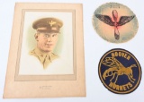 WWII US ARMY AIR CORPS GROUP W FLIGHT JACKET PATCH