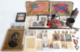 US MILITARIA FROM CIVIL WAR THRU INDIAN WARS WW1