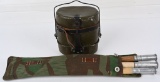 WWII NAZI GERMAN TENT POLES & MESS KIT WW2