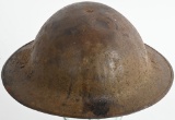 WW1 BRITISH WWI MK1 COMBAT HELMET W/ LINER WWI