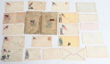 CIVIL WAR PATRIOTIC ENVELOPES & ALBUM HOLDERS