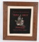 FRAMED DEAD SHOT POWDER ADVERTISING FELT