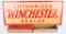 WINCHESTER METAL AD SIGN & BOXED IDEAL MOLD
