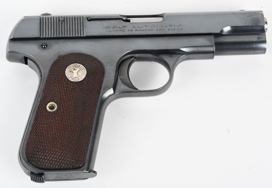 FINE COLT .32 POCKET HAMMERLESS MFG 1928