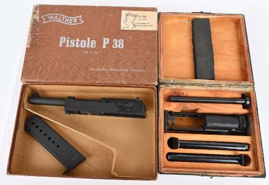 WALTHER P38 & P1 .22 & 9mm CONVERSION UNITS W/BOX