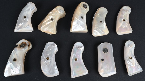 FANTASTIC LOT (10) COLT GENUINE PEARL GRIPS