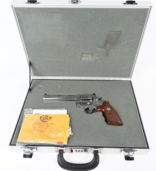 CASED AS NEW COLT ANACONDA 1ST ED. BRIGHT SS