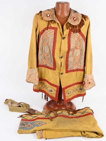 FABULOUS 19TH CENTURY WILD WEST JACKET / PANTS