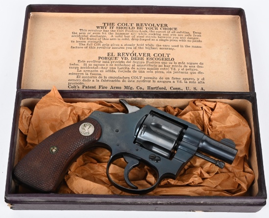 BOXED PRE WAR COLT BANKERS SPECIAL REVOLVER