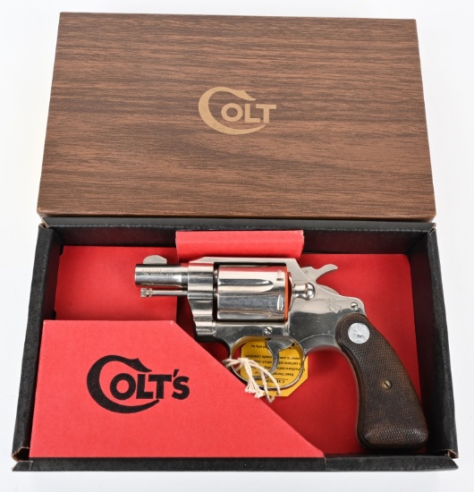 COLT NICKEL FINISH 2" .38 DETECTIVE SPL, 1964 MFG