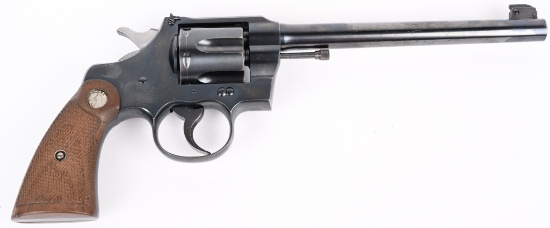 PRE WAR COLT OFFICERS MODEL 38 TARGET REVOLVER