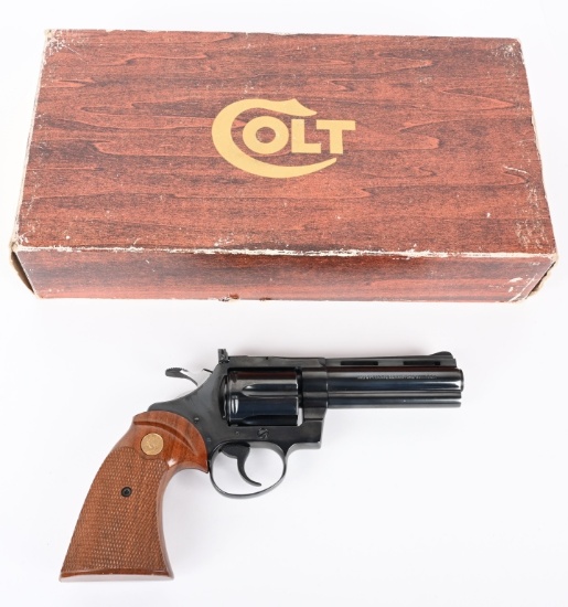 SCARCE COLT .22 LR DIAMONDBACK REVOLVER W/ BOX