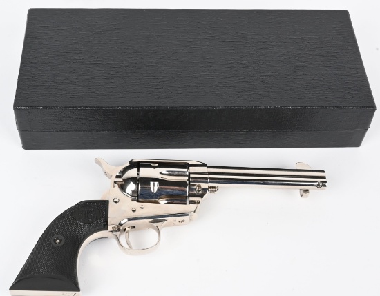 USFA FACTORY NICKEL SINGLE ACTION ARMY .45 COLT