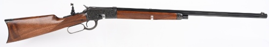 CUSTOM ENGRAVED WINCHESTER MODEL 1892 .44 RIFLE