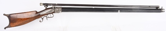 HEAVY .50 CAL PERCUSSION TARGET RIFLE W/ SCOPE
