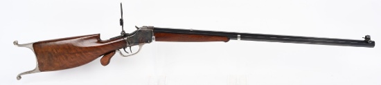 CUSTOM WINCHESTER HI-WALL SCHUETZEN TARGET RIFLE
