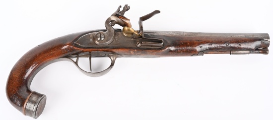RARE BRITISH SEA CAPTAINS SASH HANDLE FLINTLOCK