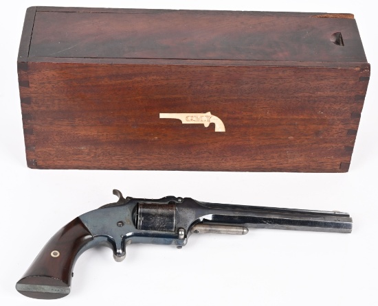 HIGH CONDITION CASED S&W ARMY NO. 2 REVOLVER