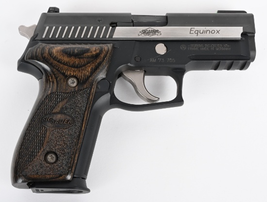 CASED AS NEW SIG SAUER MODEL P229 EQUINOX PISTOL
