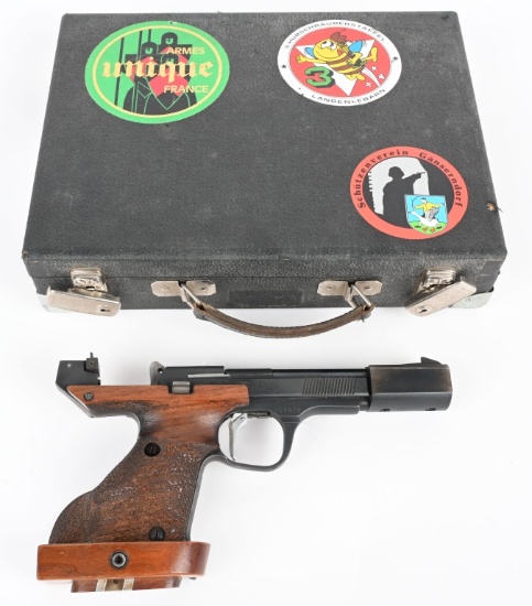 CASED UNIQUE MODEL DES69 OLYMPIC TARGET PISTOL