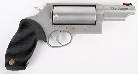 TAURUS "THE JUDGE" BRUSHED STAINLESS .45 REVOLVER