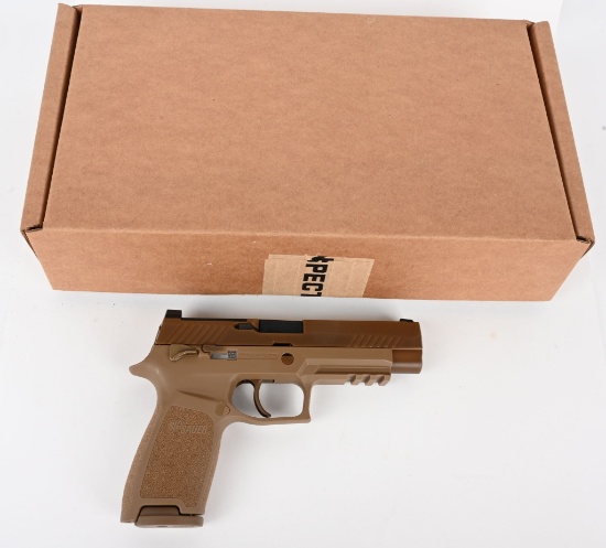 BOXED SIG SAUER MODEL M17 SEMI AUTO PISTOL