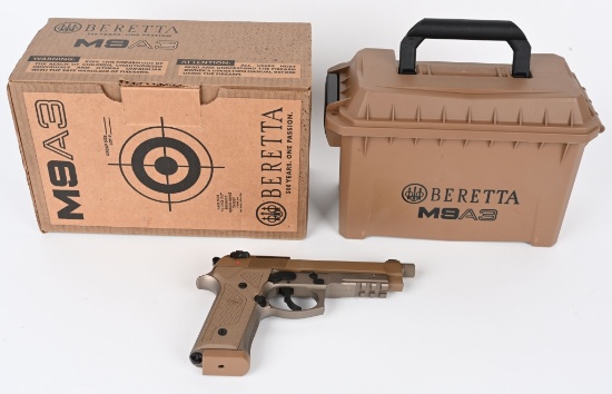 CASED BERETTA MODEL M9A3 SEMI AUTO PISTOL