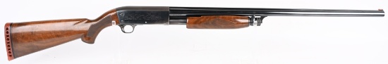 ITHACA MODEL 37R DELUXE PUMP 12 BORE SHOTGUN