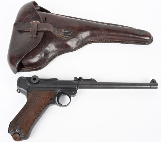 1914 ERFURT ARTILLERY LUGER WITH HOLSTER