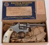 RARE NICKEL PEARL 1ST MOD. S&W LADYSMITH REVOLVER