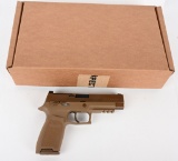 BOXED SIG SAUER MODEL M17 SEMI AUTO PISTOL