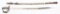 WWI US ARMY M1902 OFFICER'S SWORD HORSEMAN NAMED