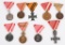 WW1 AUSTRIAN MEDAL GROUPING BRAVERY MEDALS WWI