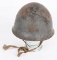 WWII JAPANESE (IJN) TYPE 90 COMBAT HELMET w LINER