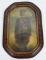 POST WW1 FRAMED IMAGE OF A BLACK OFFICER 1920's
