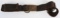 CIVIL WAR M1851 OFFICERS SWORD BELT BENCH MARKED
