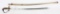 WW1 IMPERIAL GERMAN LION HEAD SWORD w SCABBARD WWI