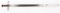 19th CENT. SUDANESE MAHDI ENGRAVED BROADSWORD