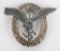 WWII NAZI GERMAN LUFTWAFFE PILOT BADGE WW2