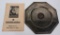 WWII NAZI GERMAN RLB SILVERED PLATE W PAMPHLET