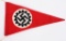WWII NAZI GERMAN DAF CAR PENNANT OR FLAG WW2