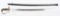WWII NAZI GERMAN LION HEAD OFFICERS SWORD WW2