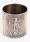 WWII NAZI ADOLF HITLER FORMAL SERVICE NAPKIN RING