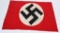 WWII NAZI GERMAN SIGNED 82ND AIRBORNE NSDAP FLAG