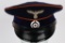 WWII NAZI GERMAN REICHSPOST PERSONNEL'S VISOR CAP