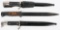 WWII NAZI GERMAN BAYONET LOT OF 3 WW2